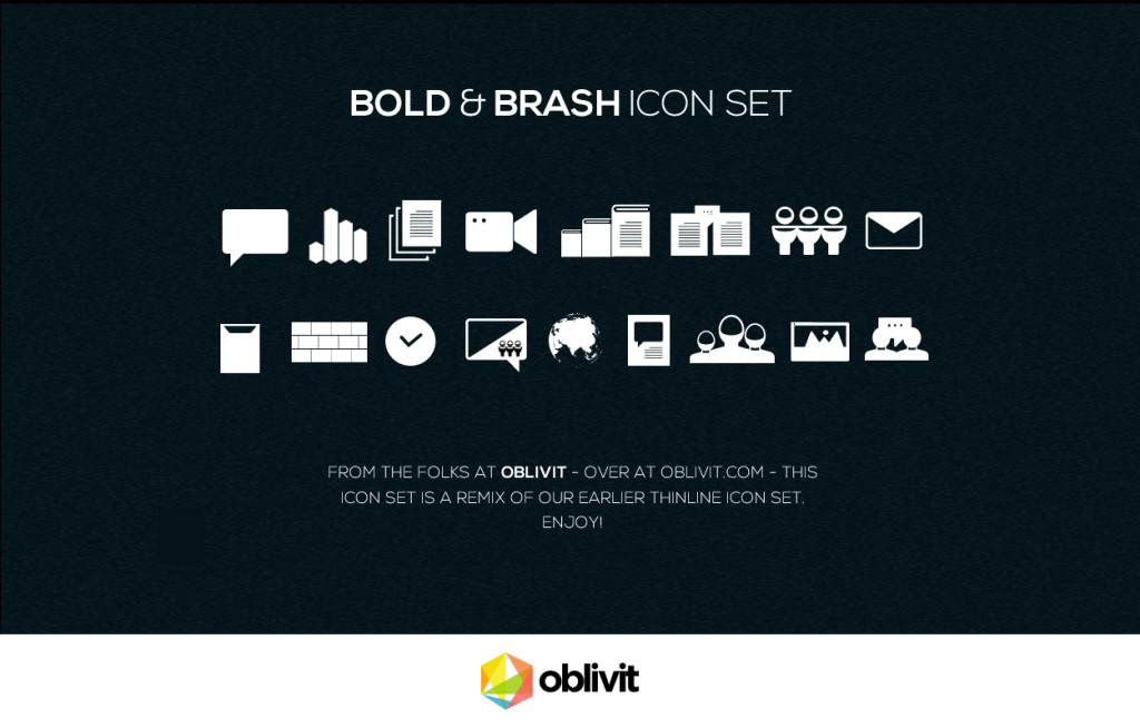 Bold & Brash Icon Set